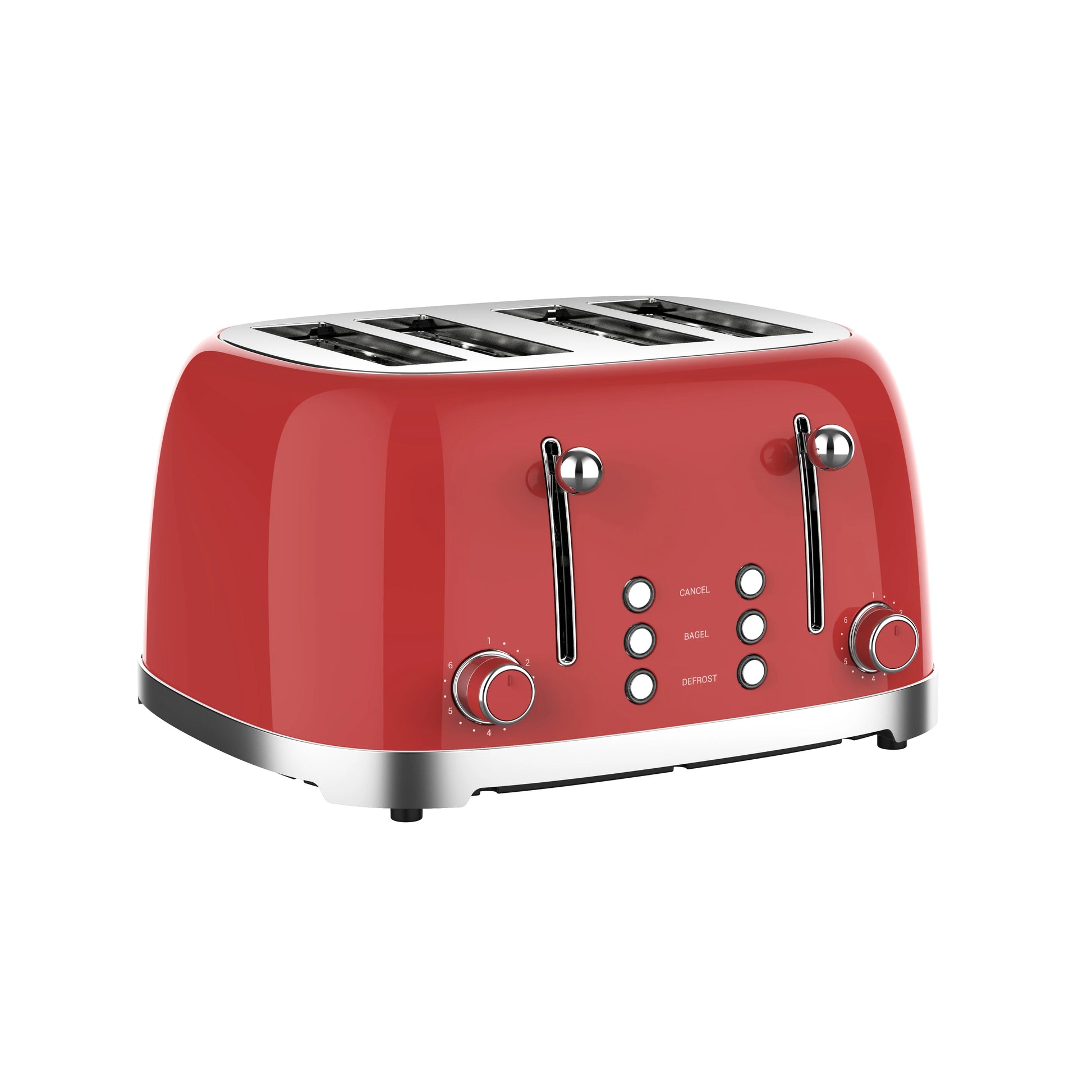 JMT-590730 Customisable Retro 4-Slice Toaster with Optional Logo for Kitchen and Hotel Use