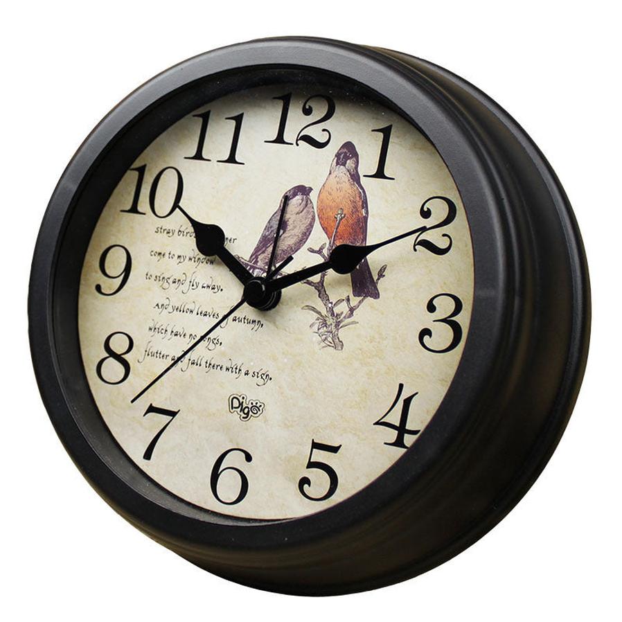 JMT-591370 Modern Round Alarm Clock with Video Display for Home and Office Use