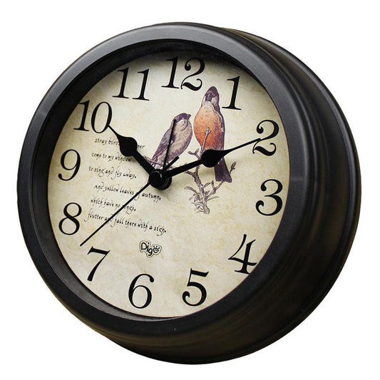 JMT-591370 Modern Round Alarm Clock with Video Display for Home and Office Use