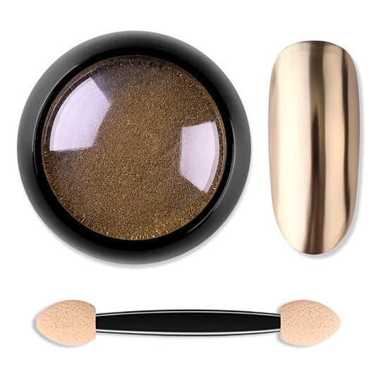 JMT-591370 Titanium Nail Glitter Powder - 12 Models, 4.0x4.0cm, 10g per Box, Create Stunning Mirror Effects