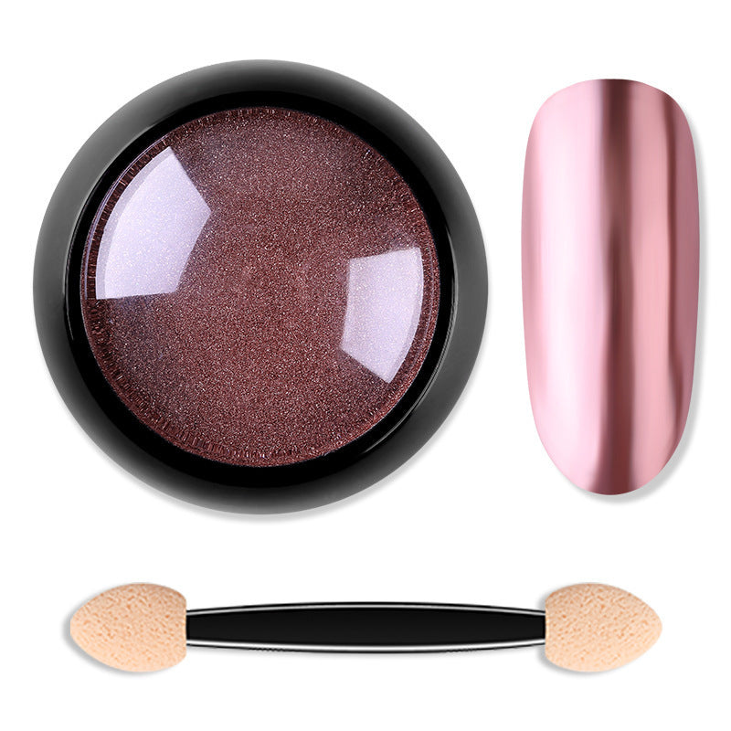 JMT-591370 Titanium Nail Glitter Powder - 12 Models, 4.0x4.0cm, 10g per Box, Create Stunning Mirror Effects