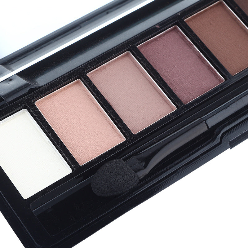 JMT-591498 10-Color Natural Eye Shadow Palette with Silk Texture and Brush