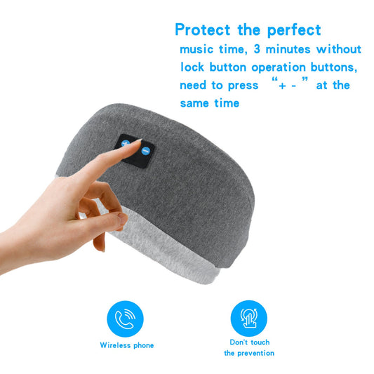 JMT-591562 Bluetooth Music Eye Mask with 3D Memory Foam and USB Charging - Multi-point Connection, 24-Hour Battery Life