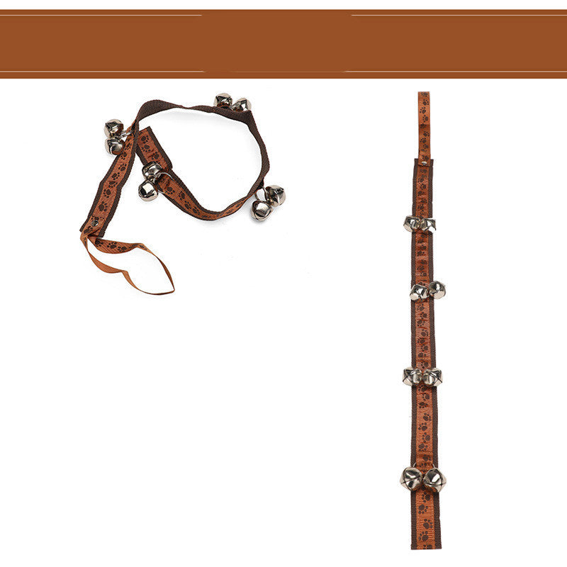 JMT-591562 Dog Training Alarm Doorbell with Iron Bell and Polyester Rope