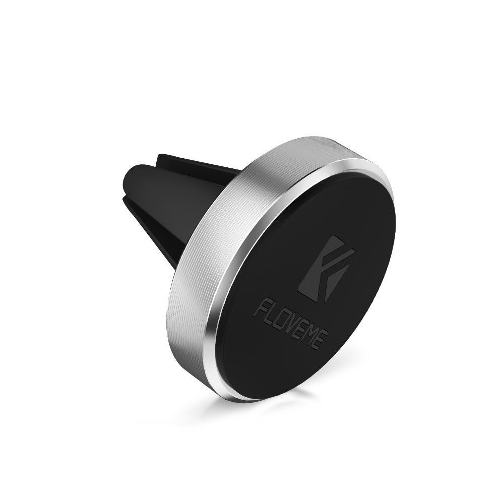 JMT-592074 360-Degree Rotating Magnetic Car Phone Holder - Aluminum Alloy Bracket in Rose Gold, Gold, and Silver