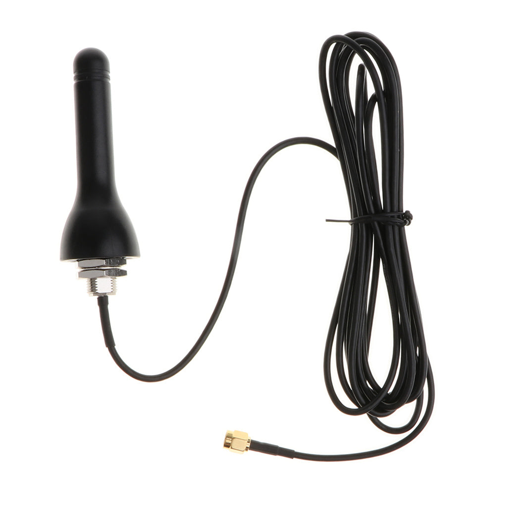 JMT-592394 Outdoor 5dBi Omni-Directional 4G LTE SMA Antenna Signal Booster - Waterproof Design, 1.5m Cable