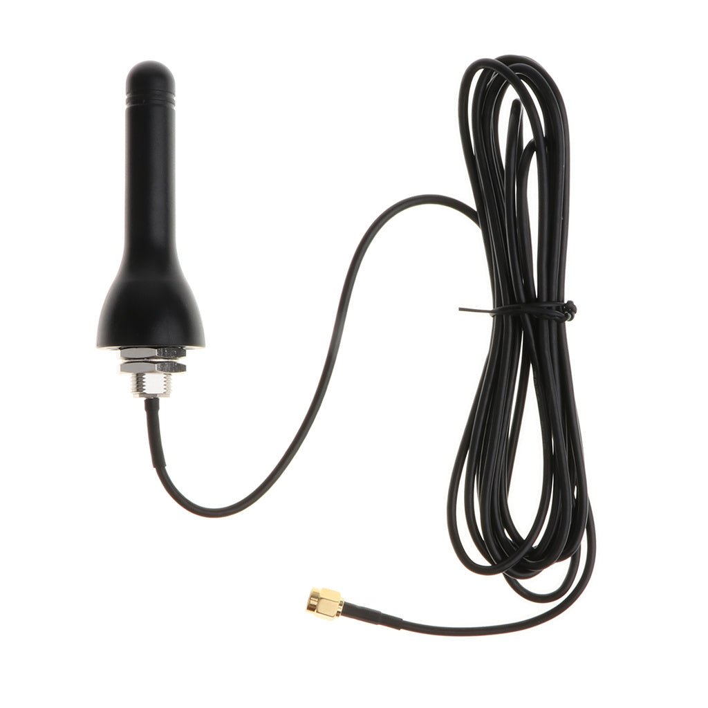 JMT-592394 Outdoor 5dBi Omni-Directional 4G LTE SMA Antenna Signal Booster - Waterproof Design, 1.5m Cable