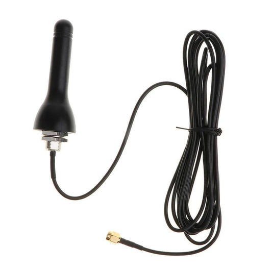JMT-592394 Outdoor 5dBi Omni-Directional 4G LTE SMA Antenna Signal Booster - Waterproof Design, 1.5m Cable