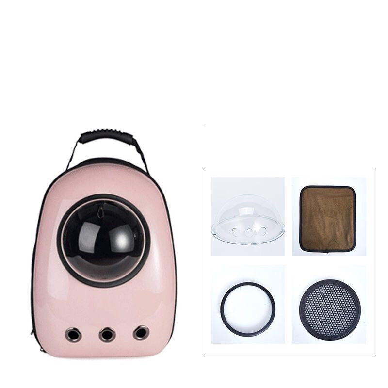 JMT-592458 Transparent Pet Carrier Chest Bag - Stylish Backpack for Cats and Small Pets