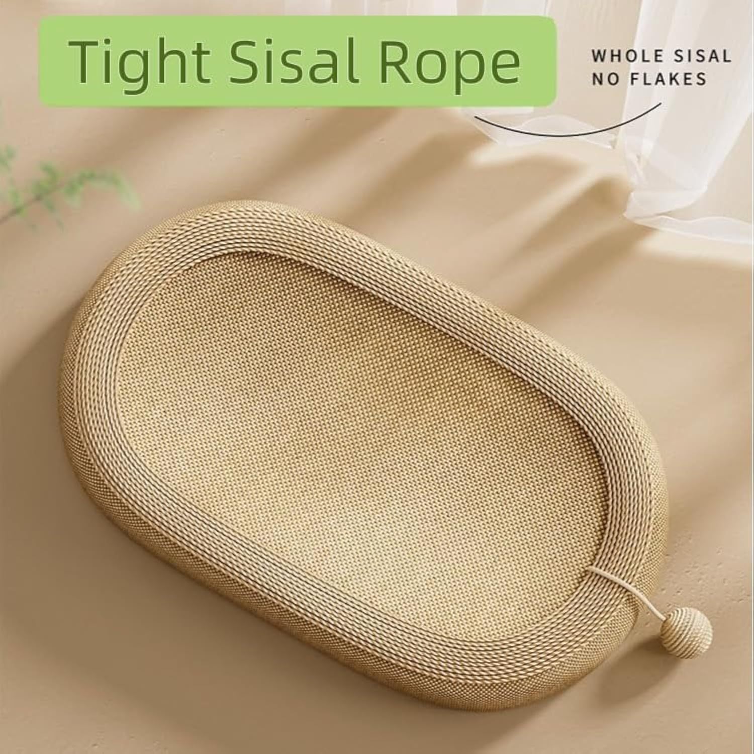 JMT-592522 Ultra Large Sisal Cat Scratching Board with Cozy Lounge and Engaging Design
