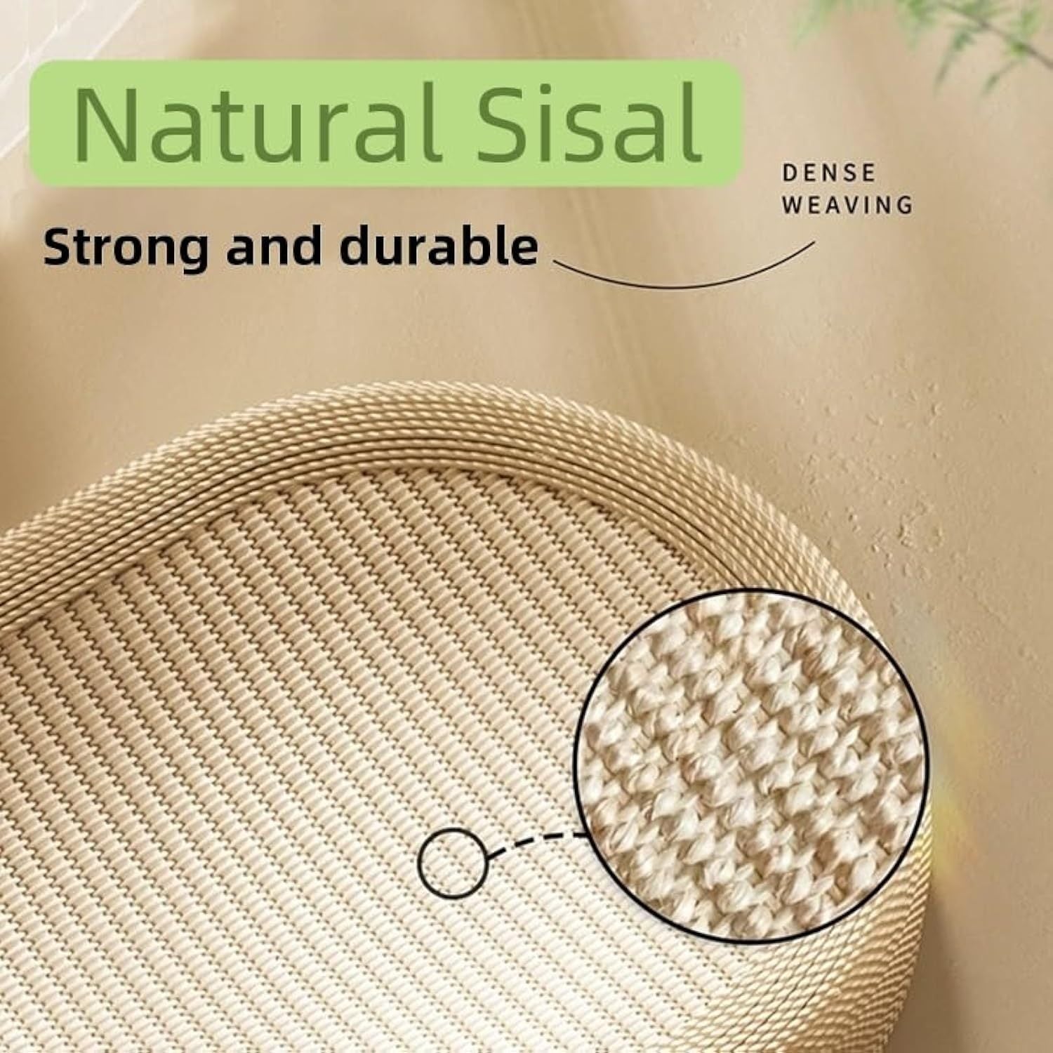 JMT-592522 Ultra Large Sisal Cat Scratching Board with Cozy Lounge and Engaging Design