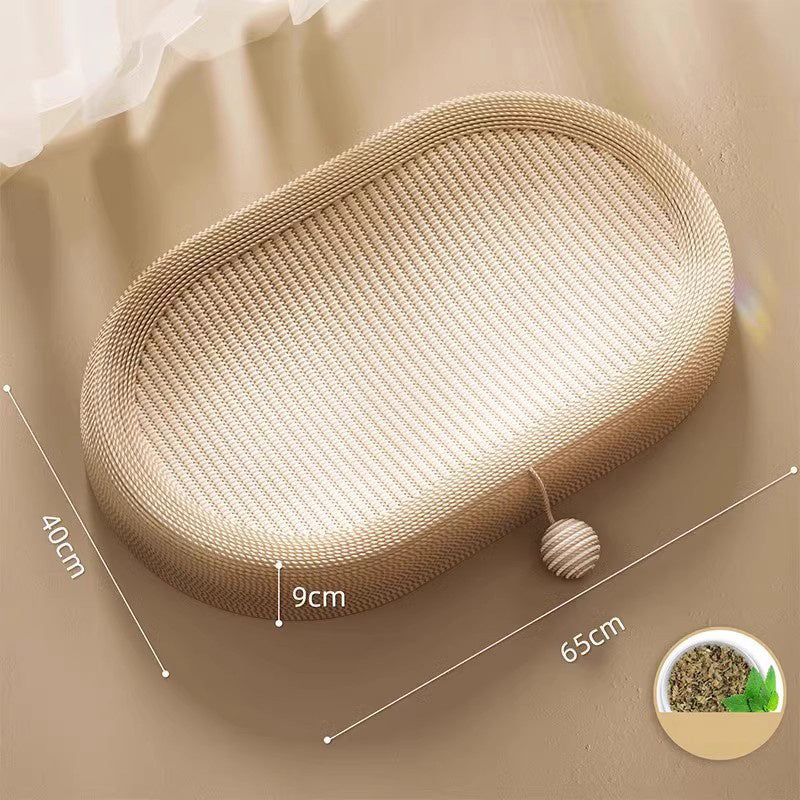 JMT-592522 Ultra Large Sisal Cat Scratching Board with Cozy Lounge and Engaging Design