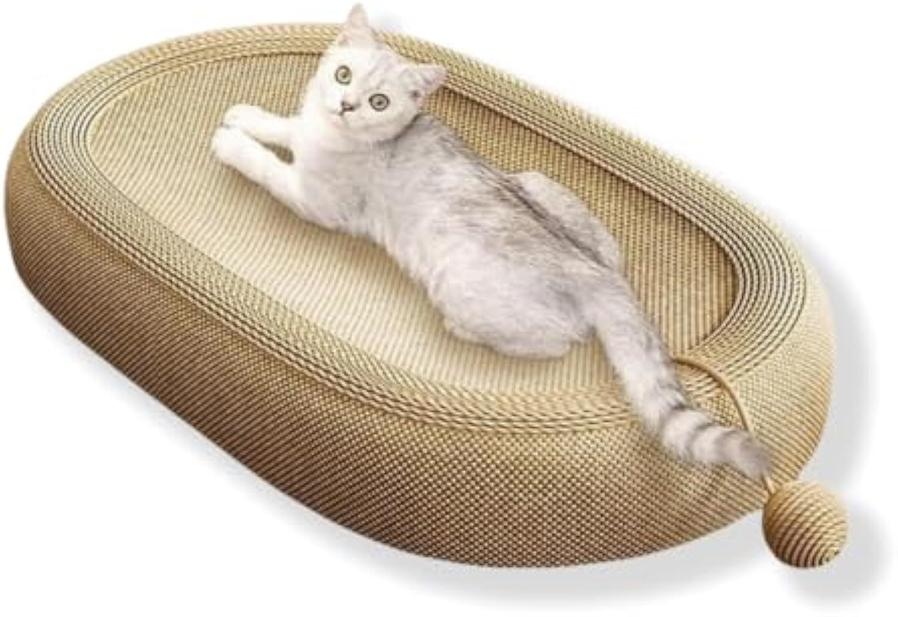 JMT-592522 Ultra Large Sisal Cat Scratching Board with Cozy Lounge and Engaging Design