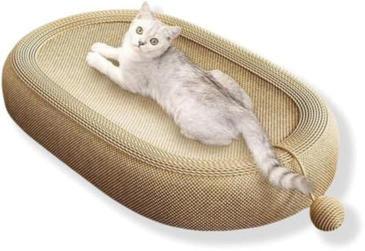 JMT-592522 Ultra Large Sisal Cat Scratching Board with Cozy Lounge and Engaging Design