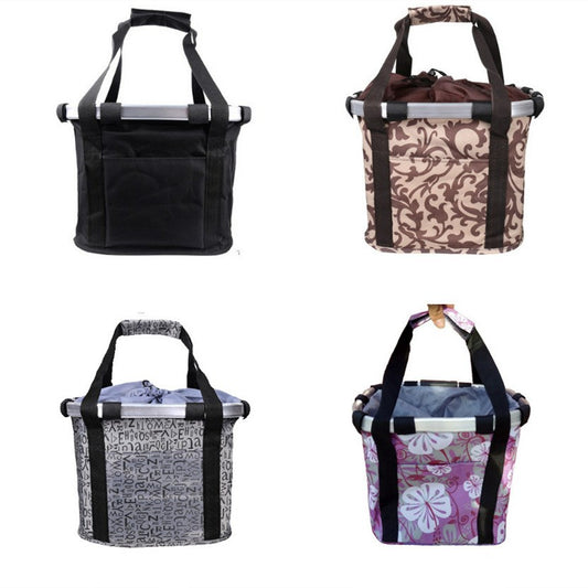 JMT-592714 Aluminum Alloy Mountain Bike Basket for Easy Cargo Transport