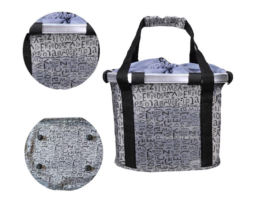 JMT-592714 Aluminum Alloy Mountain Bike Basket for Easy Cargo Transport