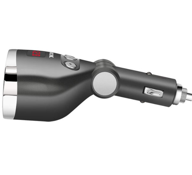 JMT-592906 Dual USB Car Charger with Three Charging Heads for Smartphones and Small Appliances