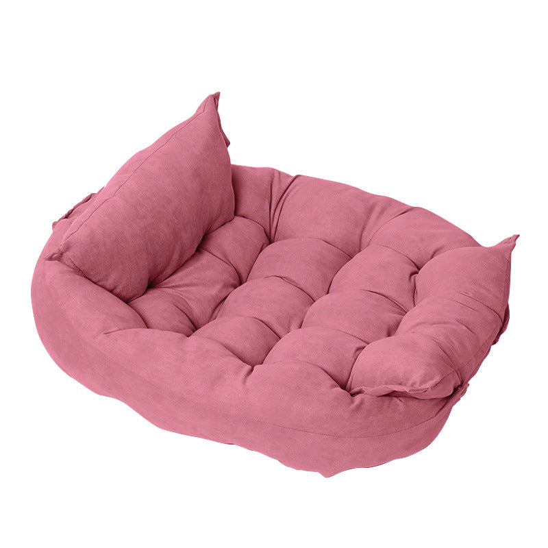 JMT-593674 Customizable Soft Foldable Pet Cushion in Multiple Colors