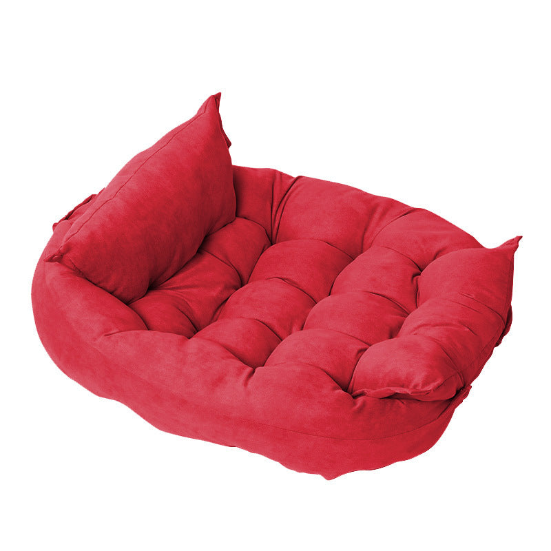 JMT-593674 Customizable Soft Foldable Pet Cushion in Multiple Colors