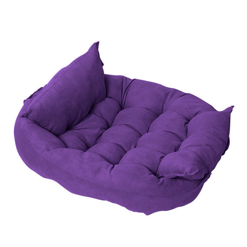 JMT-593674 Customizable Soft Foldable Pet Cushion in Multiple Colors