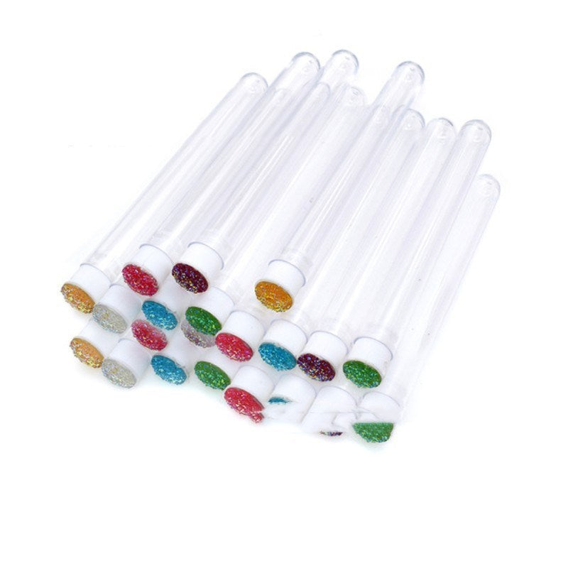 JMT-593674 Multicolor Eyelash Brush with Diamond Crystal Rod and Independent Tube