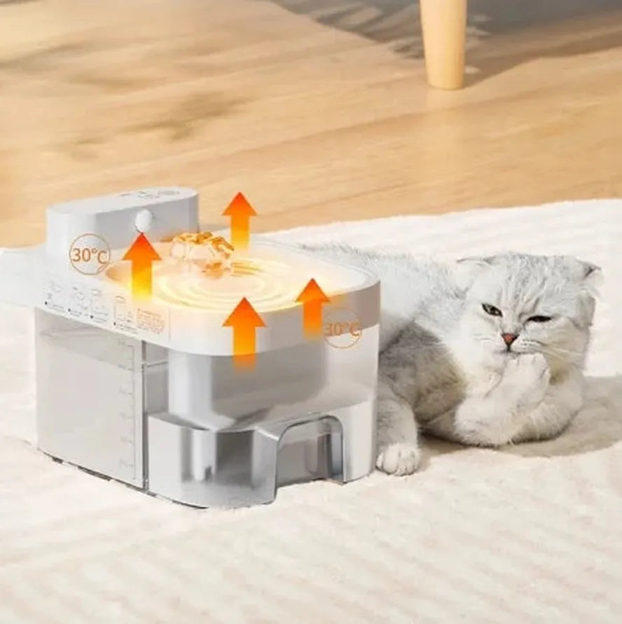 JMT-593738 Smart Pet Water Fountain with APP Control and Dirty-Water Separation for Small Animals