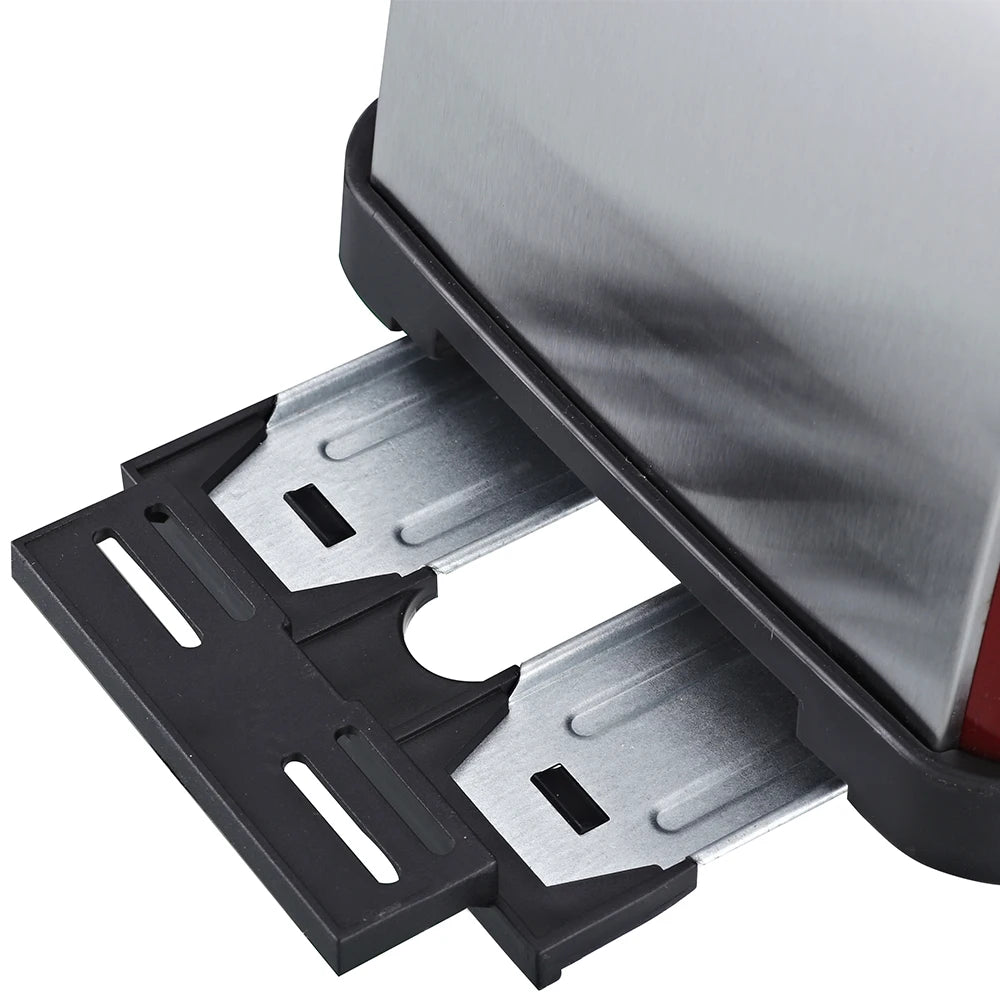 JMT-594186 Stainless Steel 2-Slice Electric Sandwich Toaster with Smart Features