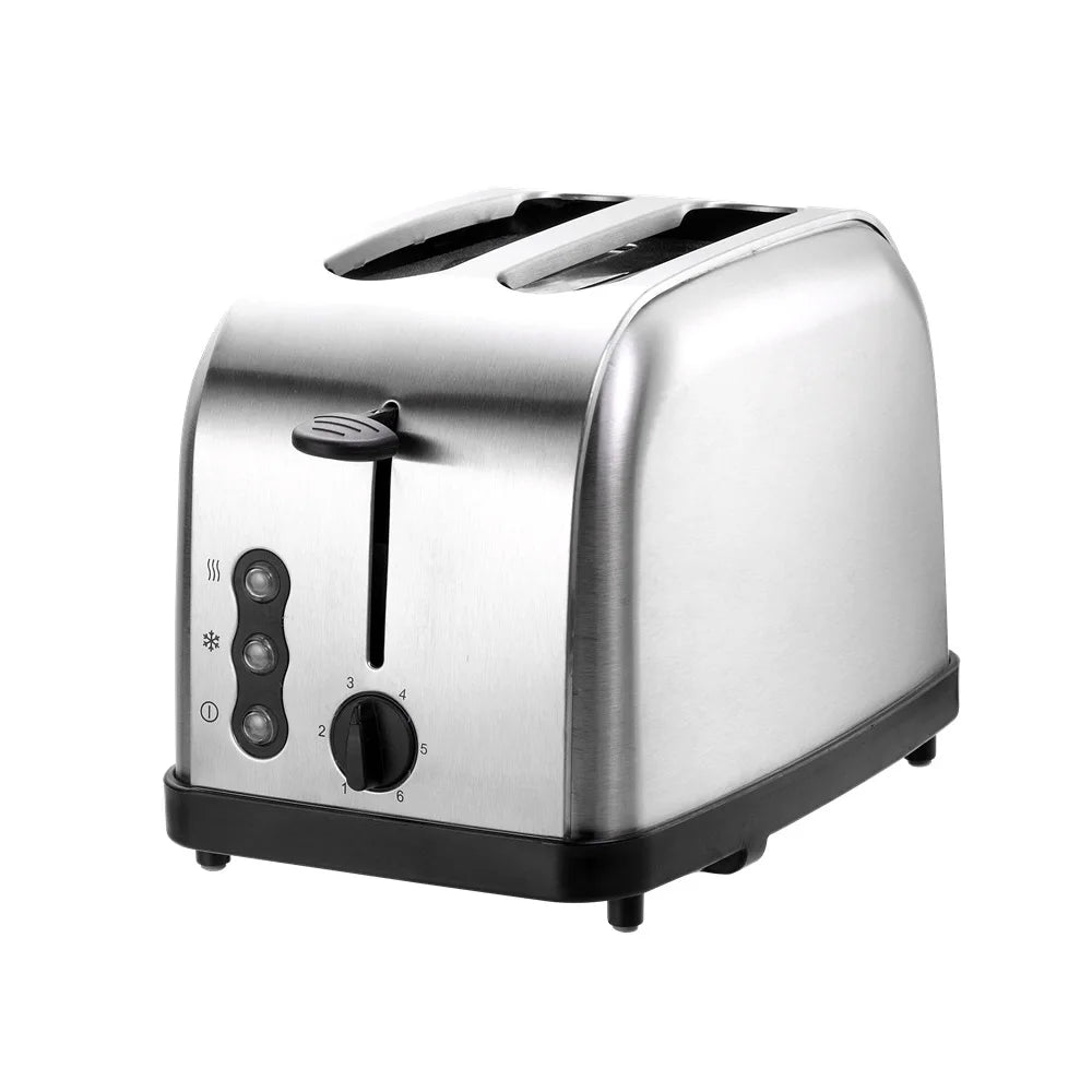 JMT-594186 Stainless Steel 2-Slice Electric Sandwich Toaster with Smart Features