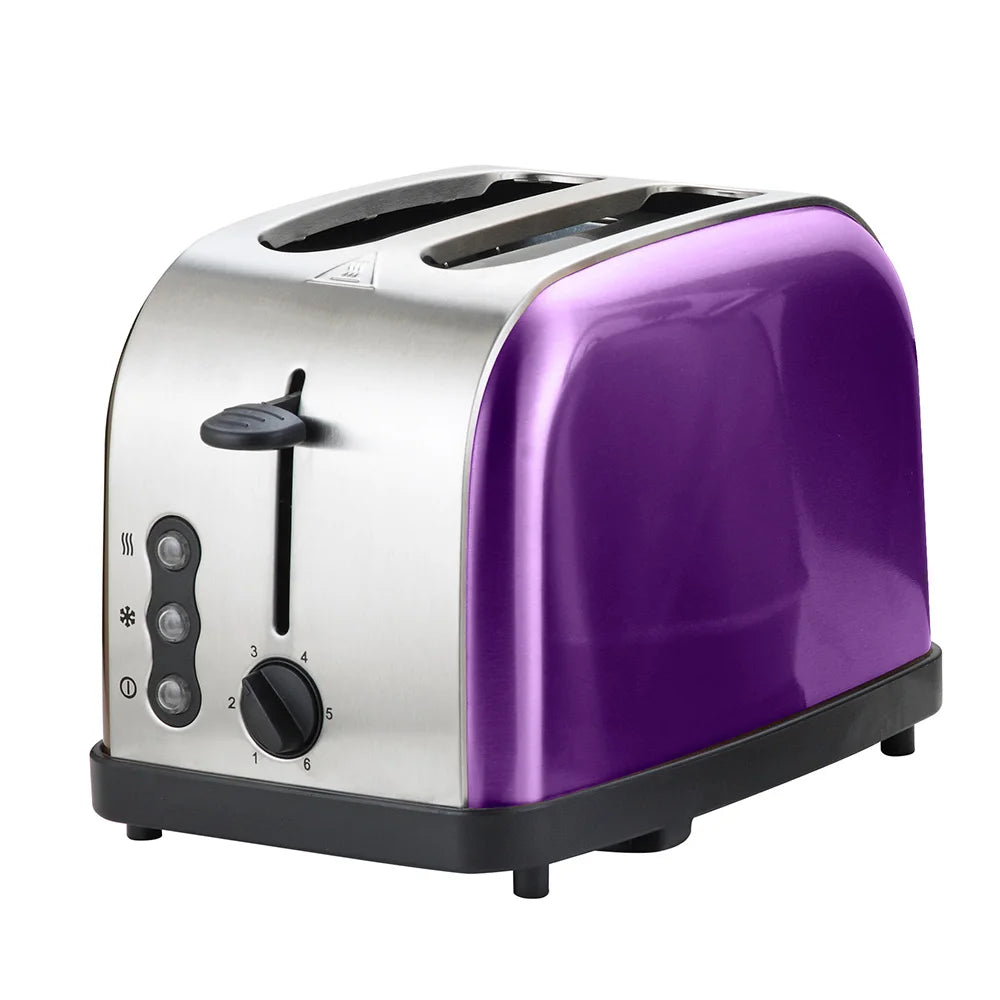 JMT-594186 Stainless Steel 2-Slice Electric Sandwich Toaster with Smart Features