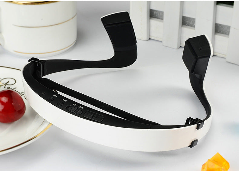JMT-594506 Bone Conduction Bluetooth Headset with Stereo Sound, Call Function, NFC, and Voice Control - Black and White Options