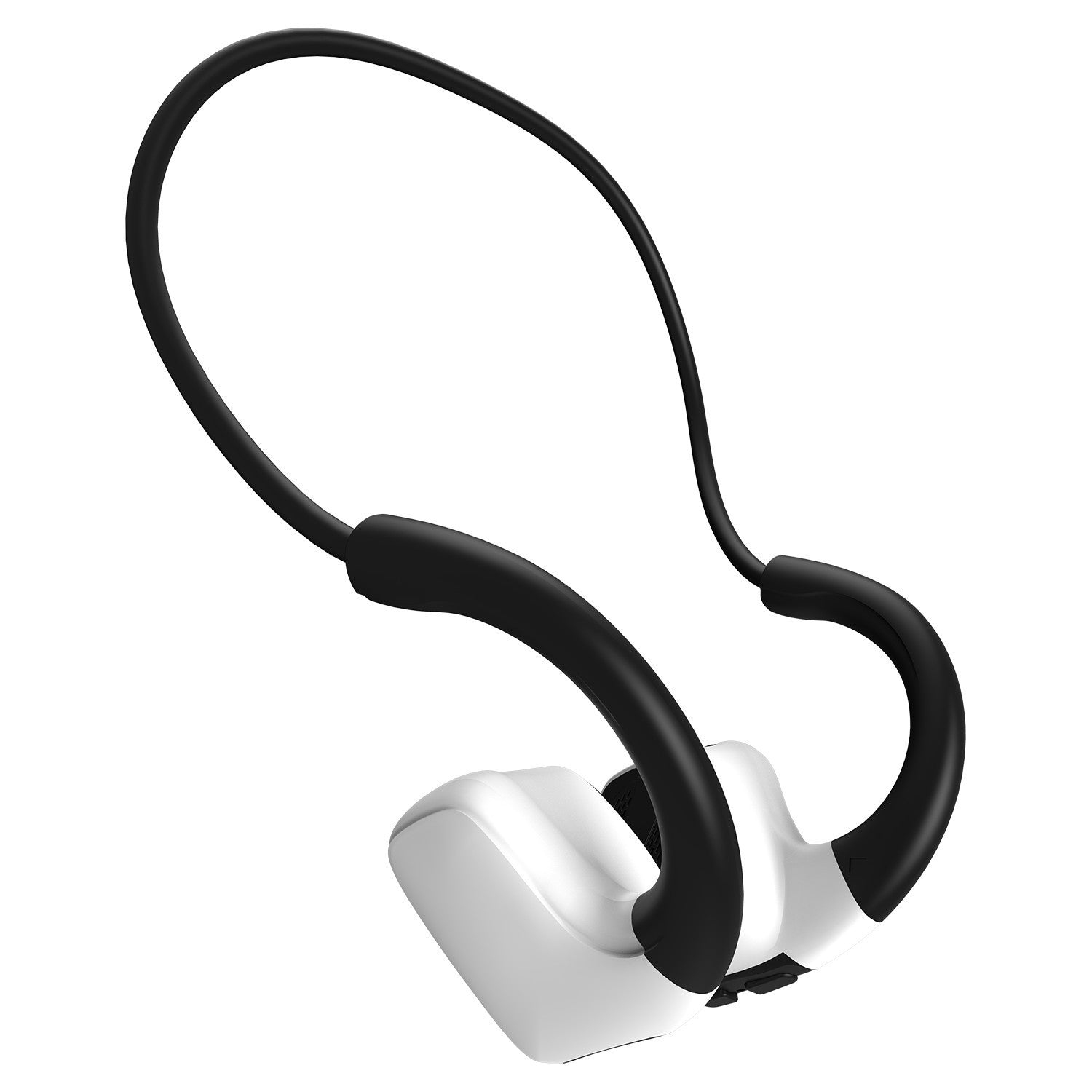 JMT-594506 Bone Conduction Bluetooth Headset with Stereo Sound, Call Function, NFC, and Voice Control - Black and White Options