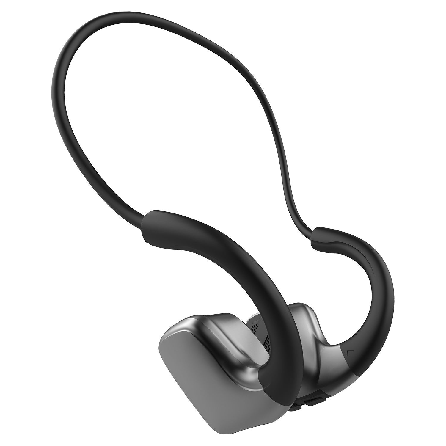 JMT-594506 Bone Conduction Bluetooth Headset with Stereo Sound, Call Function, NFC, and Voice Control - Black and White Options