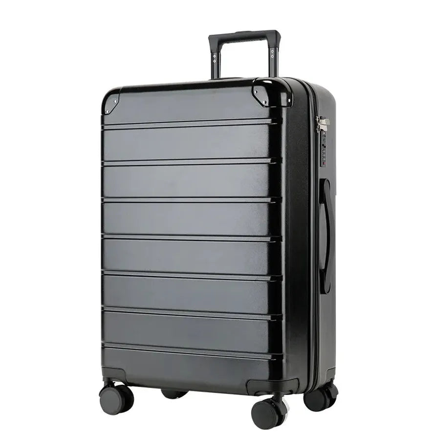 JMT-594634 Lightweight Expandable ABS Hard Shell Carry-On Luggage with Double Spinner Wheels, 20-28 Inch