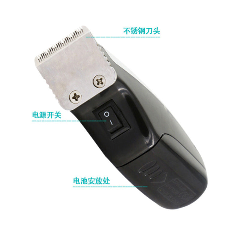 JMT-594762 Kemei KM-666 Dry Battery Hair Clipper with Stainless Steel Blade and Accessories