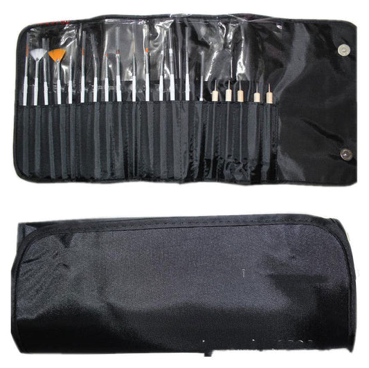 JMT-594826 20-Piece Nail Art Drawing and Point Drill Pen Set for Professional Nail Designs