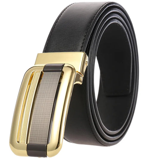 JMT-595274 Durable Perforated Alloy Pin Buckle Belt - Model JC35-648-3