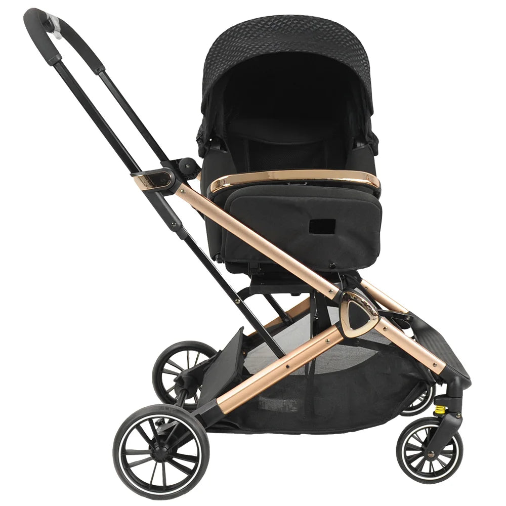 JMT-595530 Aluminium Frame 360 Degree Foldable Baby Stroller Carriage Pushchair Buggy