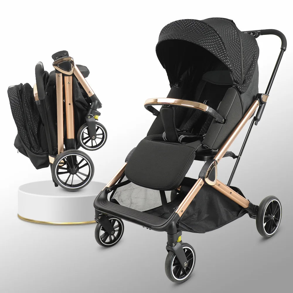 JMT-595530 Aluminium Frame 360 Degree Foldable Baby Stroller Carriage Pushchair Buggy