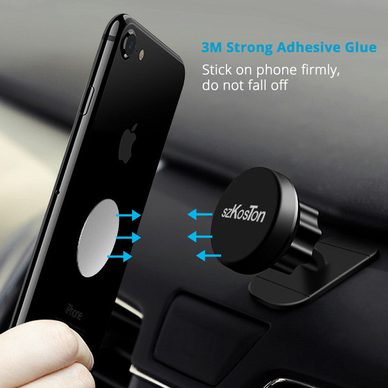 JMT-595530 Magnetic Mobile Phone Bracket Iron Sheet - Matte Silver & Black Options
