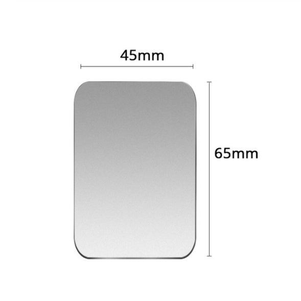 JMT-595530 Magnetic Mobile Phone Bracket Iron Sheet - Matte Silver & Black Options