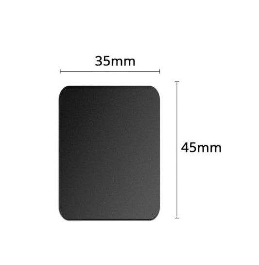 JMT-595530 Magnetic Mobile Phone Bracket Iron Sheet - Matte Silver & Black Options