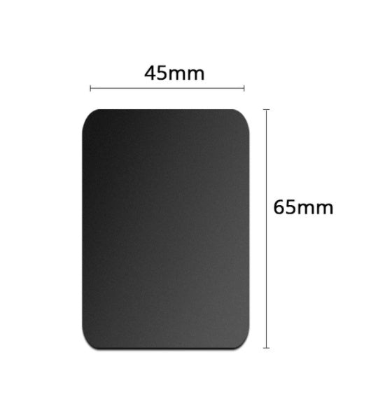 JMT-595530 Magnetic Mobile Phone Bracket Iron Sheet - Matte Silver & Black Options