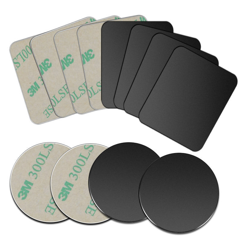 JMT-595530 Magnetic Mobile Phone Bracket Iron Sheet - Matte Silver & Black Options
