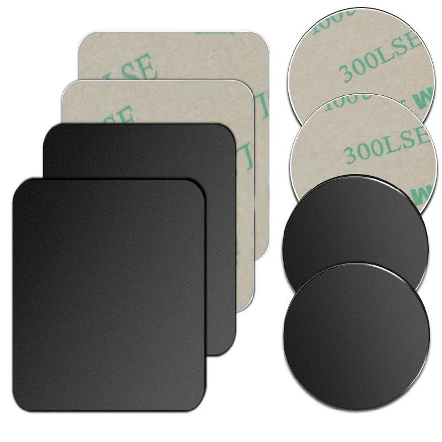 JMT-595530 Magnetic Mobile Phone Bracket Iron Sheet - Matte Silver & Black Options