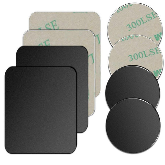 JMT-595530 Magnetic Mobile Phone Bracket Iron Sheet - Matte Silver & Black Options