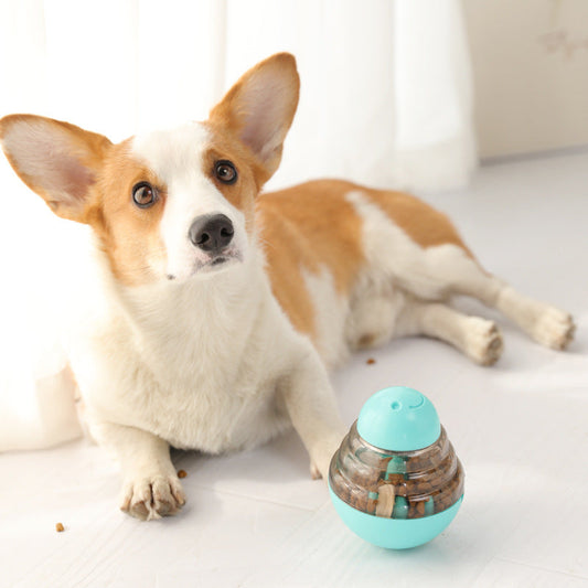 JMT-595658 Pet Swing Ball Tumbler Toy for Dogs and Cats - Interactive Training Item in Pink and Blue