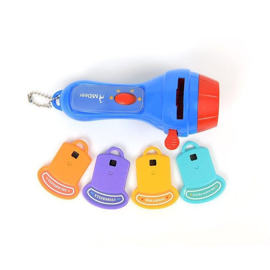 JMT-595850 Children's Storybook Projector Torch with Four Projection Discs and 32 Images for Bedtime Stories