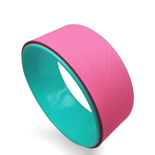 JMT-595914 Yoga Circle for Beginners - Auxiliary Fitness Wheel for Back Bending, 32cm Diameter, TPE Material