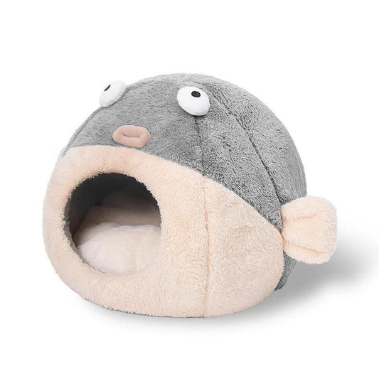 JMT-595978 Balloonfish-Shaped Pet Mats and Cushions for Cats and Small Dogs - Cozy Indoor Pet Furniture