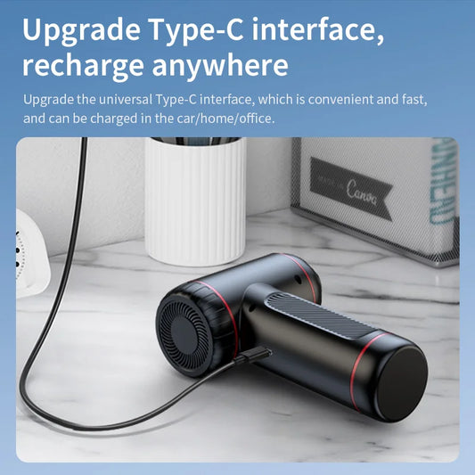 JMT-595978 Portable Wireless Vacuum Cleaner with 2-in-1 Blowing and Suction Function, Handheld Design with HEPA Filter for Home, Office, and Car